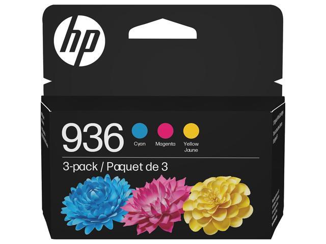 HP - 936 3-Pack Standard Capacity Ink Cartridges - Cyan/Magenta/Yellow