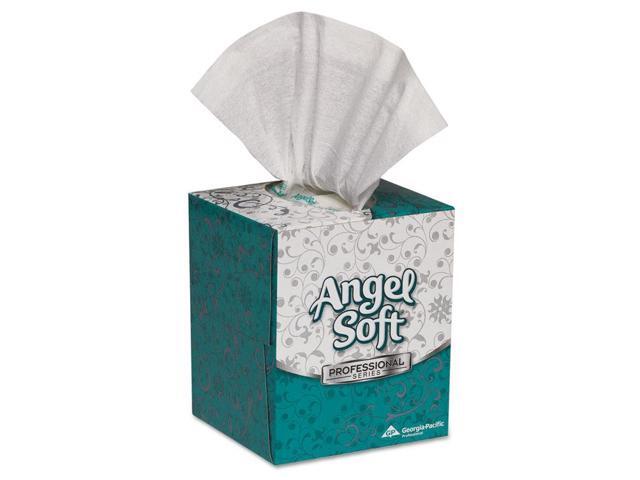 Georgia Pacific - 46580 - Premium Facial Tissue, White, Cube Box, 96 Sheets/Box