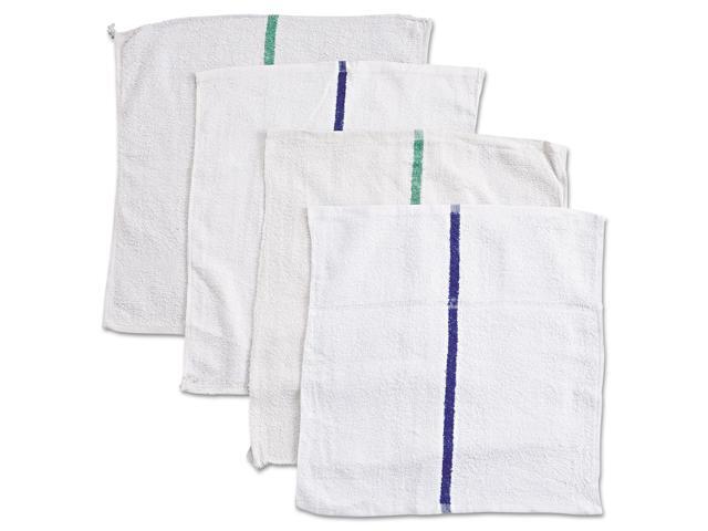 Hospital Specialty Co. Counter Cloth/Bar Mop White Cotton 12/Bag 5 Bags/Carton 536605DZBX