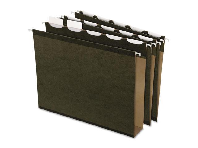 Pendaflex Ready-Tab Hanging File Folders 2' Capacity 1/5 Tab Letter Green 20/Box 42701