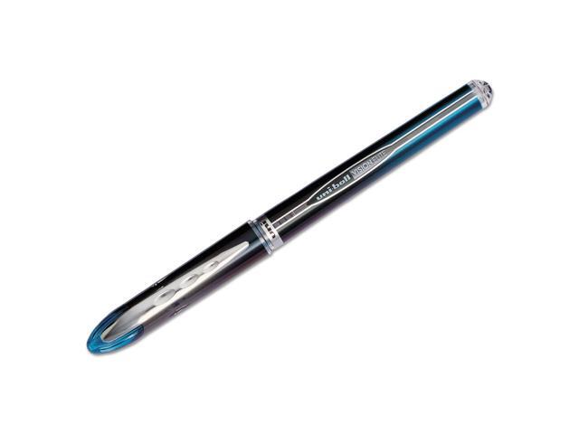 uni-ball ELITE Stick Roller Ball Pen 0.5mm Blue-Black Ink Black/Blue Barrel