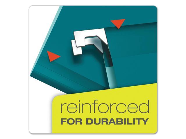 Pendaflex Reinforced Hanging Folders 1/5 Tab Letter Teal 25/Box 415215TEA
