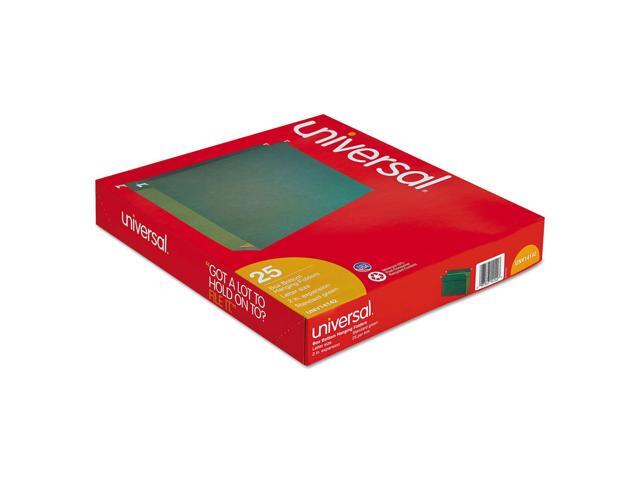 UNIVERSAL Two Inch Box Bottom Pressboard Hanging Folder Letter Standard Green 25/Box 14142