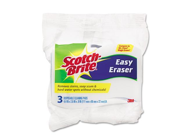 Scotch-Brite Professio Easy Erasing Pad 4004, 4.4 X 2.6, Blue/White, 3/Pack 833