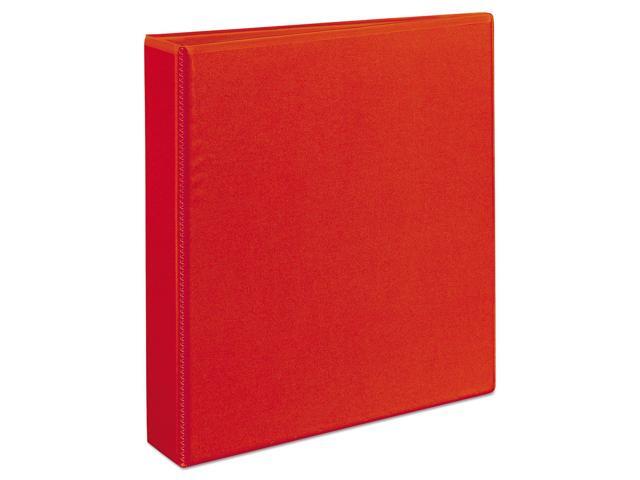 Avery Heavy-Duty View Binder w/Locking 1-Touch EZD Rings 1 1/2' Cap Red 79171