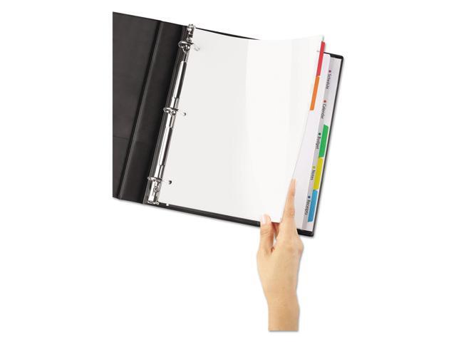 Avery - Clear Easy View Plastic Dividers, 5 Tabs - Multicolor - image 4