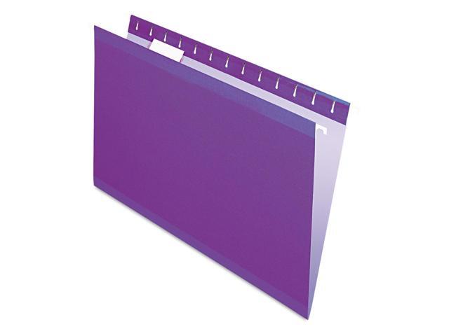 Pendaflex Reinforced Hanging Folders 1/5 Tab Legal Violet 25/Box 415315VIO