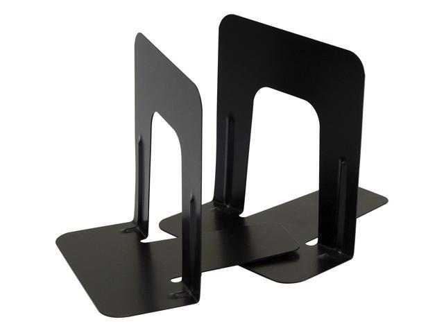OIC Bookend 5.1' Height x 5' Width x 4.8' Depth - Steel - Black
