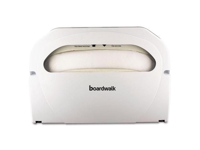 Boardwalk Wall-Mount Toilet Seat Cover Dispenser Plastic White KD100