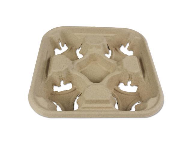 Boardwalk BWK4CUPCARRIER Cup Tray, 8-32 ounces, Four Cups