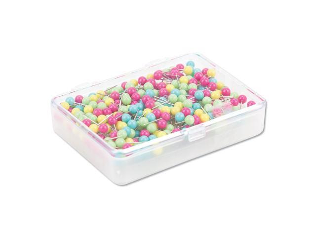 U Brands Map Push Pins Plastic Assorted 1/2' 300/Pack 3086U06-24
