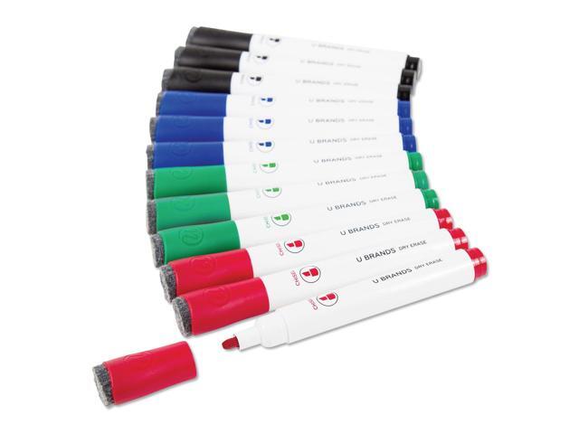 Dry erase markers - ASSORTED 12 Count Chisel UBR3981U0012