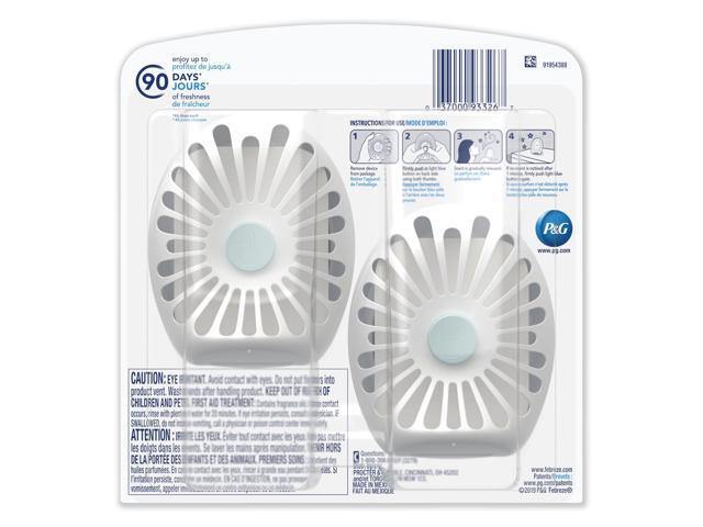 Febreze smallSPACES, Linen & Sky, 0.25 mL Cartridge, 2/Pack, 8 Packs/Carton