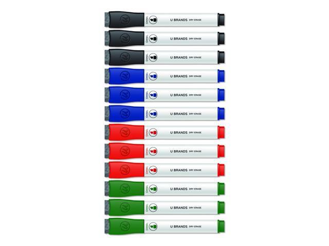 Dry erase markers - ASSORTED 12 Count Chisel UBR3981U0012