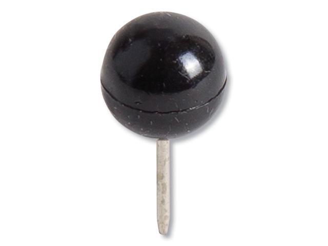 Fashion Push Pins Steel Gold 0.38' 36/Pack 3083U0624