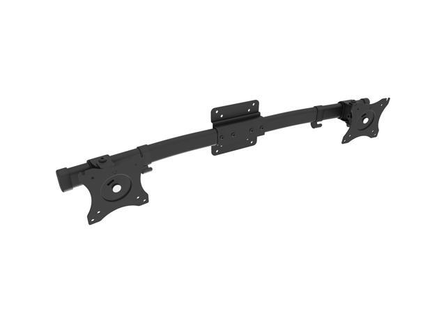 Dual VESA Bracket Adapter Horizontal Assembly Mount, 2 Monitor Screens up to 27'