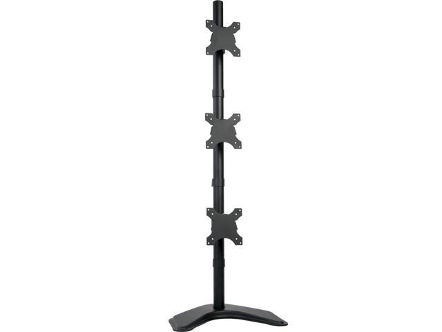 VIVO Triple Monitor Desk Stand/Mount Free Standing Vertical 3 Screens up to 27'