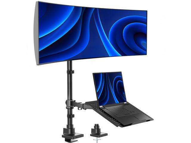 VIVO Single Ultrawide Monitor and Laptop Extra Tall Desk Mount, Up to 49' Screen