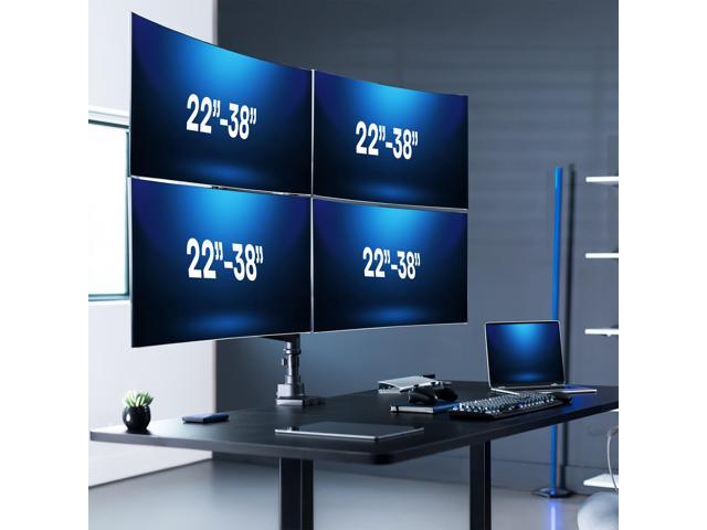 VIVO Pneumatic Quad Ultrawide Computer Monitor Desk Mount for Screens upto 49'