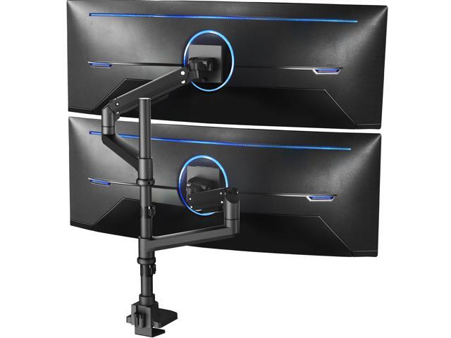 VIVO Pneumatic Arm Dual Ultrawide Monitor Desk Mount for Computer Screens to 49'