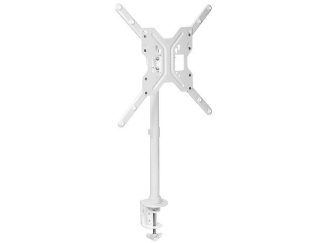 VIVO White Ultrawide Screen TV Desk Mount up to 55' Full Motion Television Stand