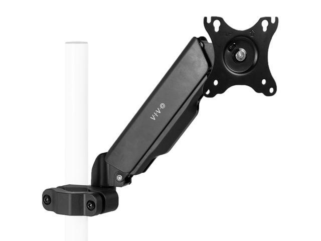 VIVO Steel Universal Pole Mount Pneumatic Monitor Arm, Fits 17' to 32' Screens
