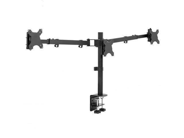 VIVO Telescoping Triple Computer Monitor Desk Mount, Heavy Duty Stand
