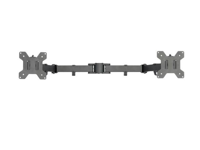 VIVO Black Fully Adjustable Dual Computer Monitor Arm for Desk Mount Stand