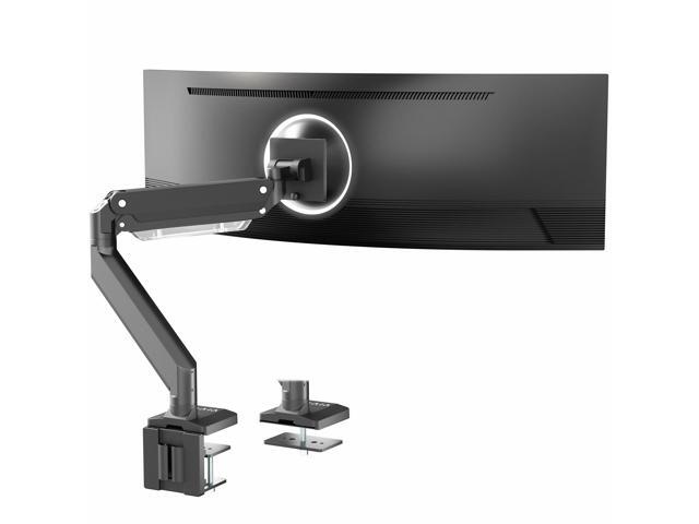 VIVO Aluminum Single Pneumatic Monitor Desk Mount, Fits Ultrawides up to 49'