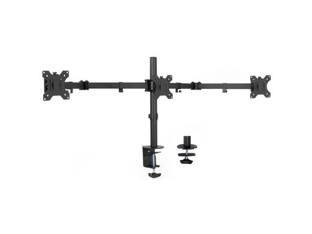 VIVO Triple Monitor Adjustable Mount Articulating Stand for 3 Screens up to 24'