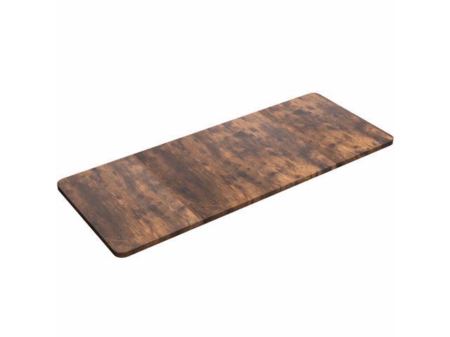 VIVO Vintage Brown 60 x 24 inch Universal Table Top for Sit to Stand Desk Frames