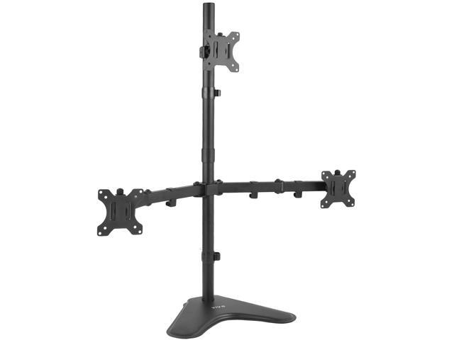 VIVO Triple Monitor Desk Stand Mount Standing Adjustable for 3 Screens up to 30'