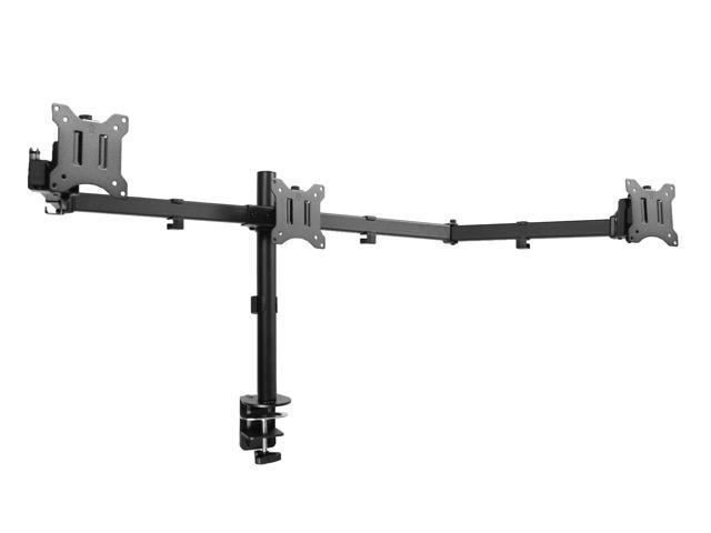 VIVO Heavy Duty Flush to Wall Triple Monitor Desk Mount, 3 Screens up to 27'