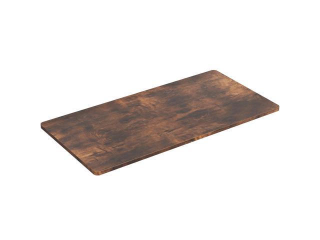 VIVO Vintage Brown 55 x 28 inch Universal Table Top for Sit to Stand Desk Frames