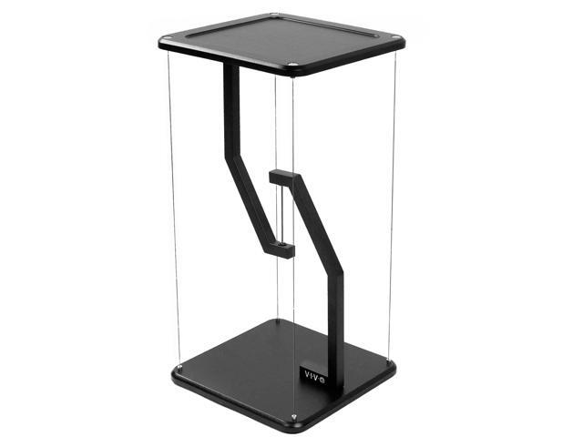 VIVO Universal Black 24' Tall Tensegrity Floor Speaker Stand, Floating Platform