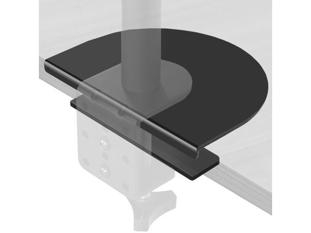 VIVO Black Steel Reinforcement Bracket Mount Plate for C-clamp Installations