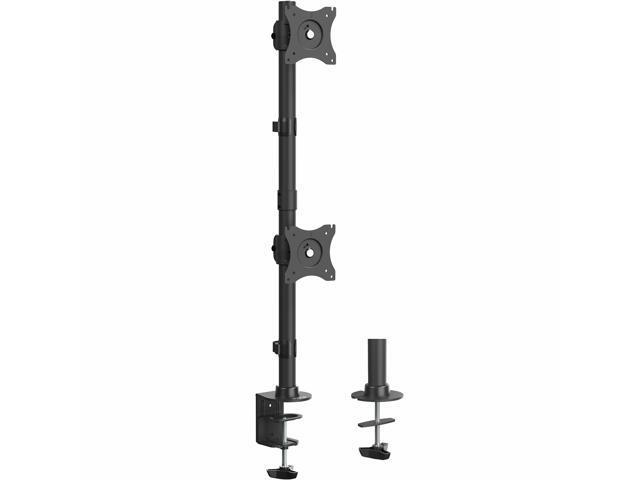 VIVO Dual Computer Monitor Desk Mount Stand, Vertical Array, 2 Screens up to 34'