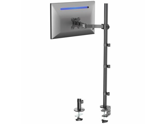 VIVO Single Monitor Mount Extra Tall Adjustable Stand Fits One Screen up to 32'