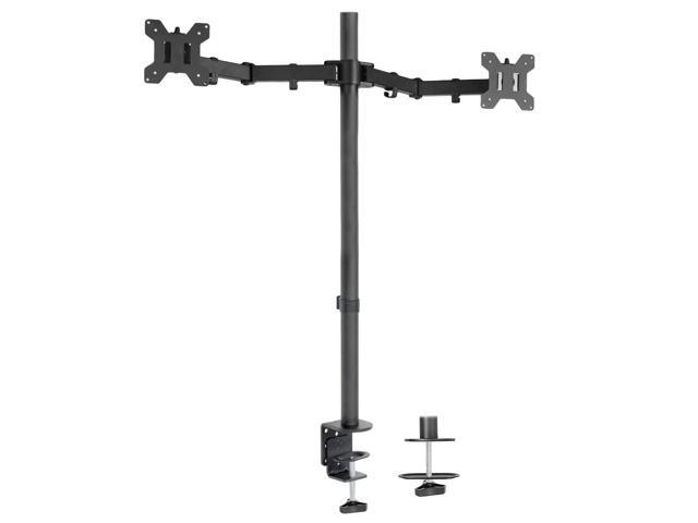 VIVO Dual Monitor Desk Mount Extra Tall Adjustable Stand for up to 27' Screens