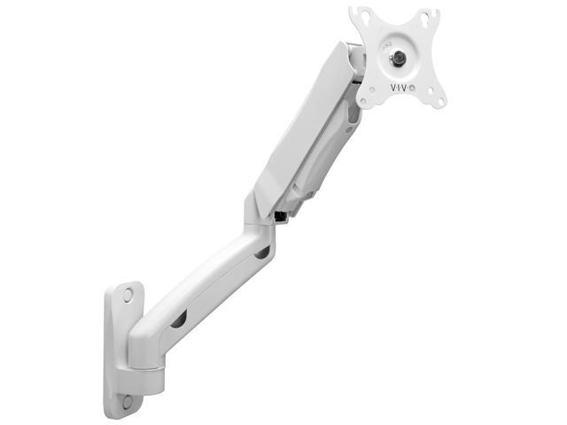 VIVO White Pneumatic Articulating Extended Arm, 17' to 32' Monitor Wall Mount