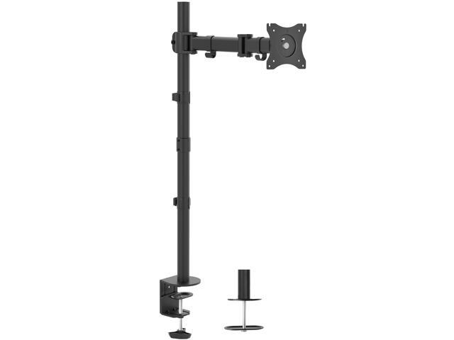 Single Monitor Desk Mount Extra Tall Fully Adjustable Stand for up to 32' Screen