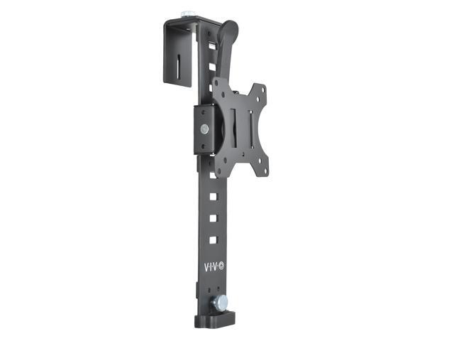 VIVO Black Office Cubicle Monitor Mount Stand Attachment for 17' to 32' Screen