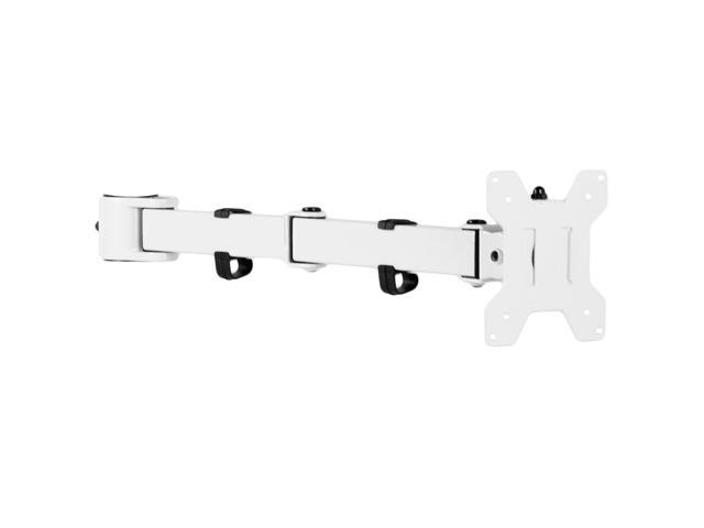 VIVO White Fully Adjustable Single Monitor Arm for Desk Mount Stand