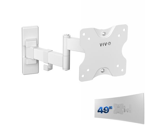 VIVO White Full Motion 13' to 49' Ultrawide Monitor Wall Mount
