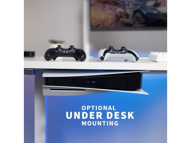 VIVO White Wall & Under Desk Mount Designed for PS5 & PS5 Slim Console