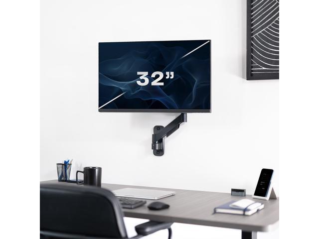 VIVO Pneumatic Spring Extended Arm, 17' to 32' Computer Monitor Wall Mount