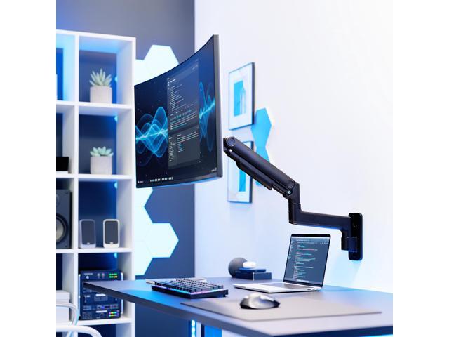 VIVO Tension Arm Monitor Wall Mount, Fits Ultrawide Screens up to 49'