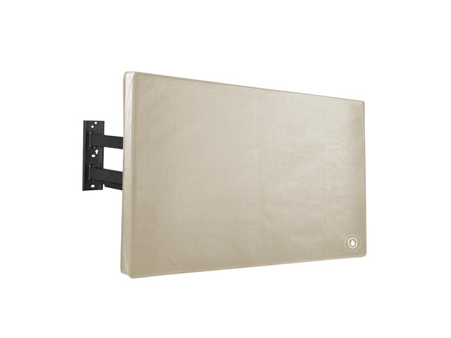 Tan Screen Cover for 60' to slim 65' TV, Outdoor Waterproof Weather Resistant
