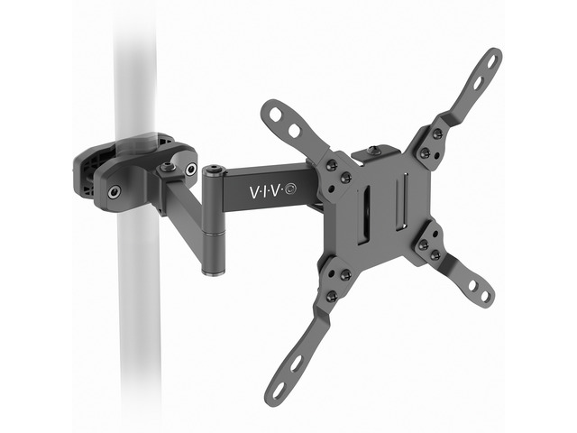 VIVO Steel Universal Pole Mount Monitor Arm VESA Plate, Fits 23'-43' Screens