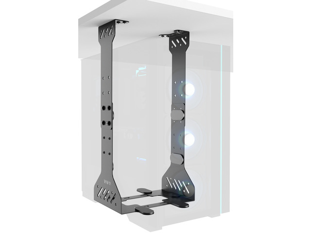 VIVO Under Desk PC Mount, Adjustable 7.5-11.8 Width and 19.7-23.7 Height